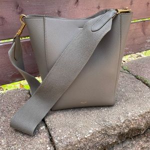 CELINE Seau Sangle Soft Grained Bag Small